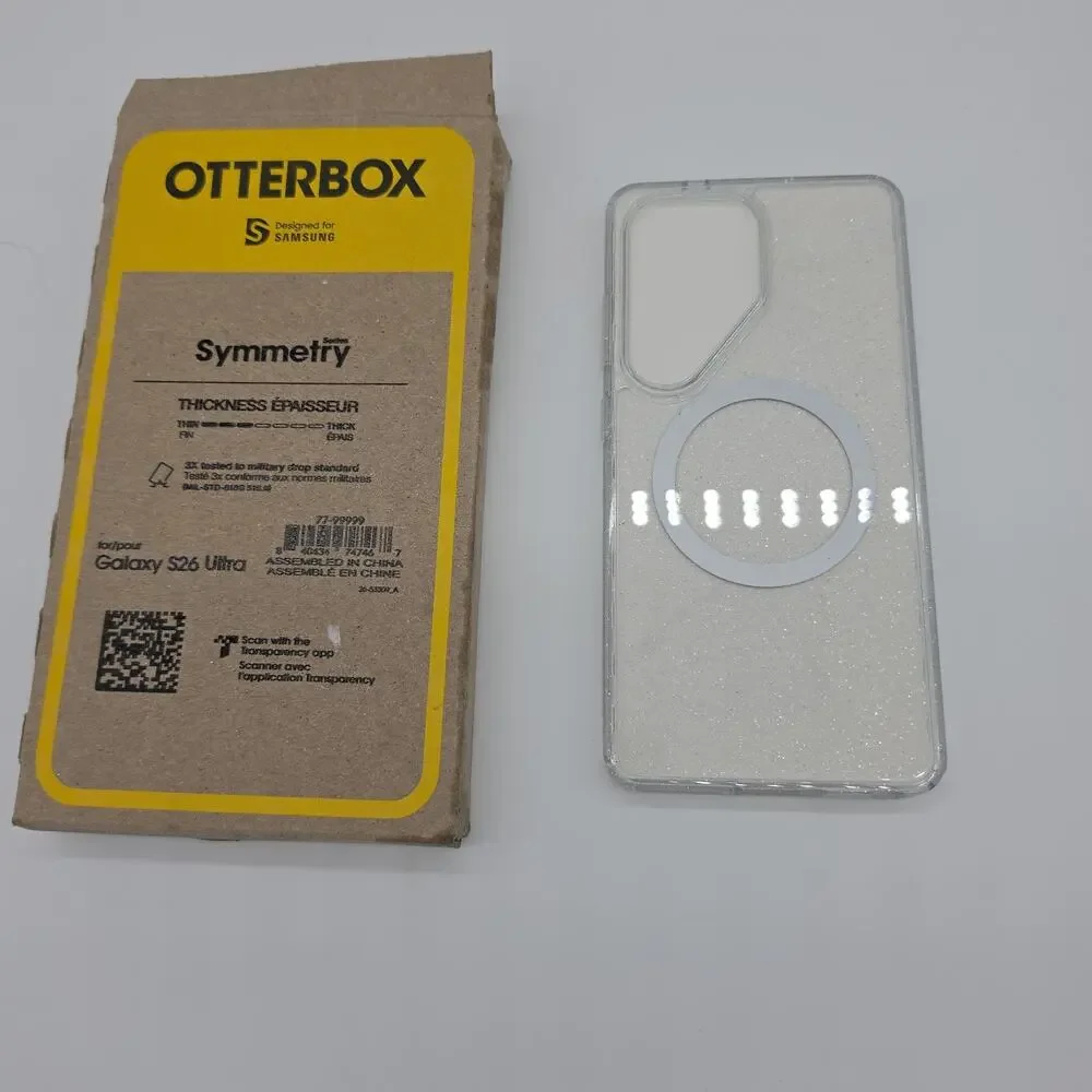 OtterBox Samsung Galaxy S26 Ultra Symmetry Series Case - Stardust 4.0, Clear,...
